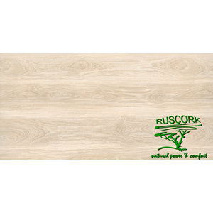 Пробковое покрытие   Ruscork WoodCork luxe XL CP/FL Oak Snow