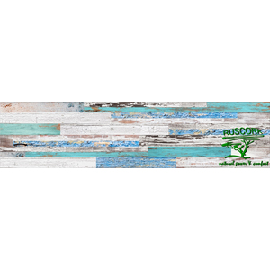 Пробковое покрытие   Ruscork WoodCork country CP/FL Aquamarine